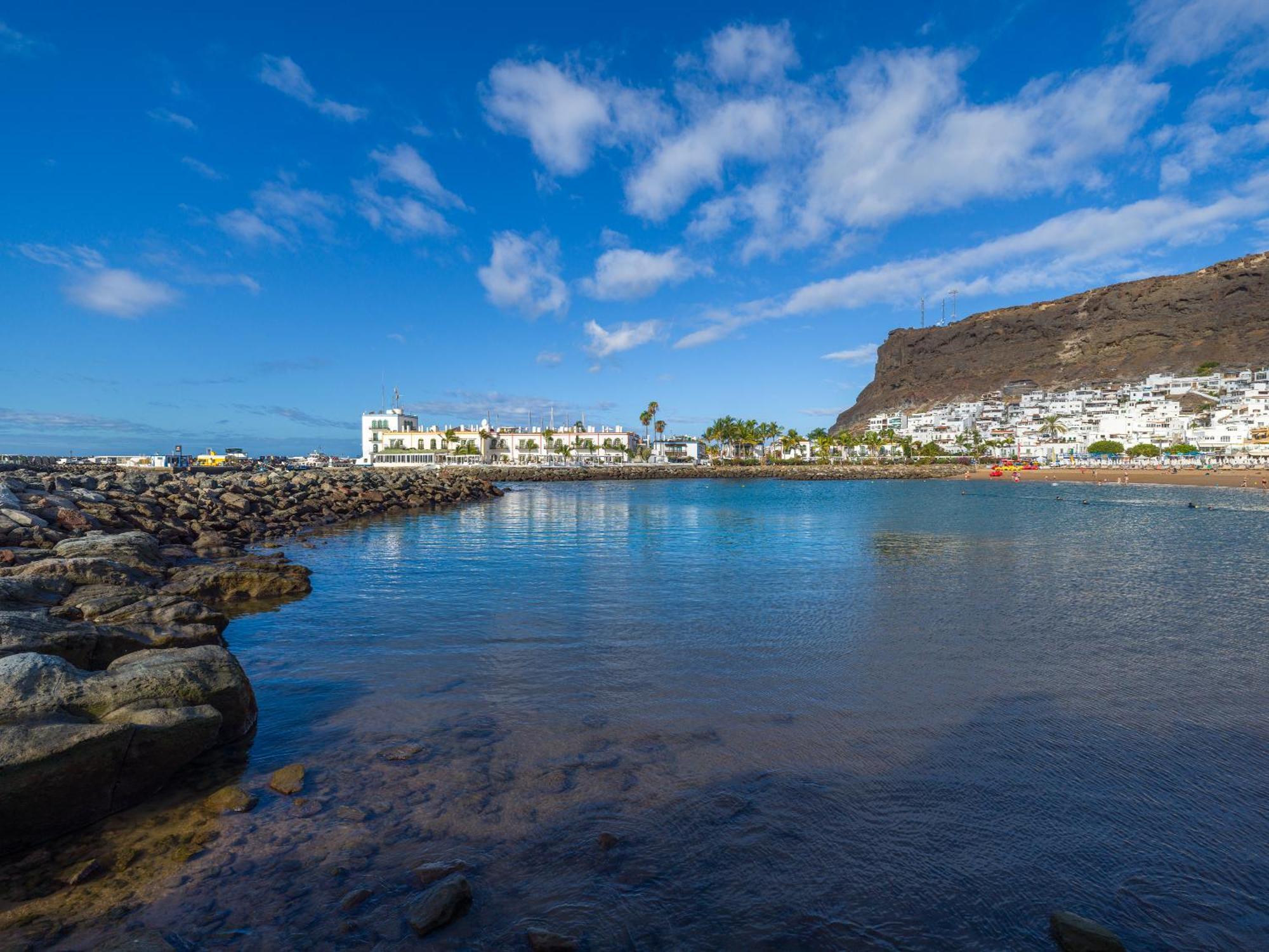 Ferienwohnung Amarre Pool Puerto De Mogan Exterior foto